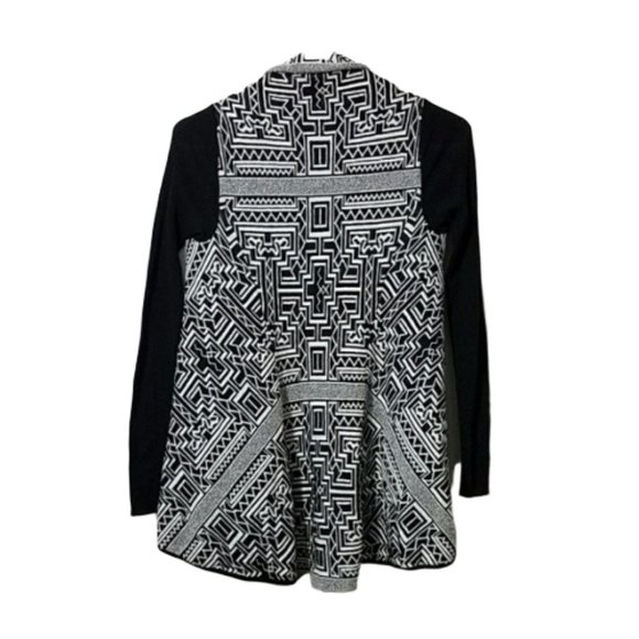 Anthropologie Field Flower Stamped Jacquard Cardigan - Picture 3 of 5